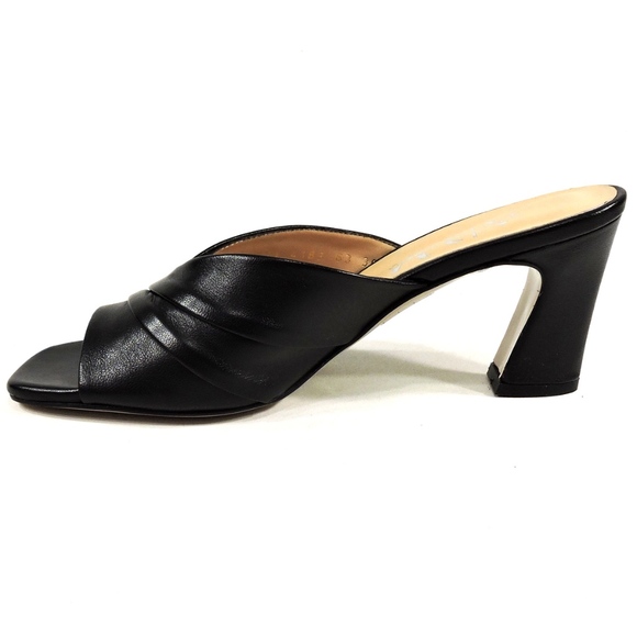 ALESSANDRO DI MARIA LEATHER SUMMER MULES - Picture 5 of 8